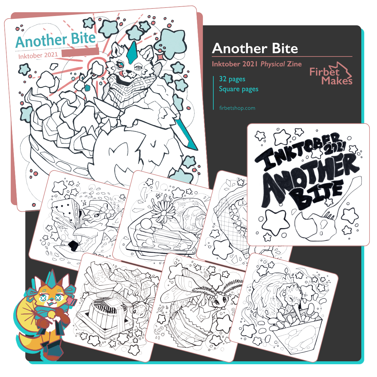 Another Bite Colouring Book Main image