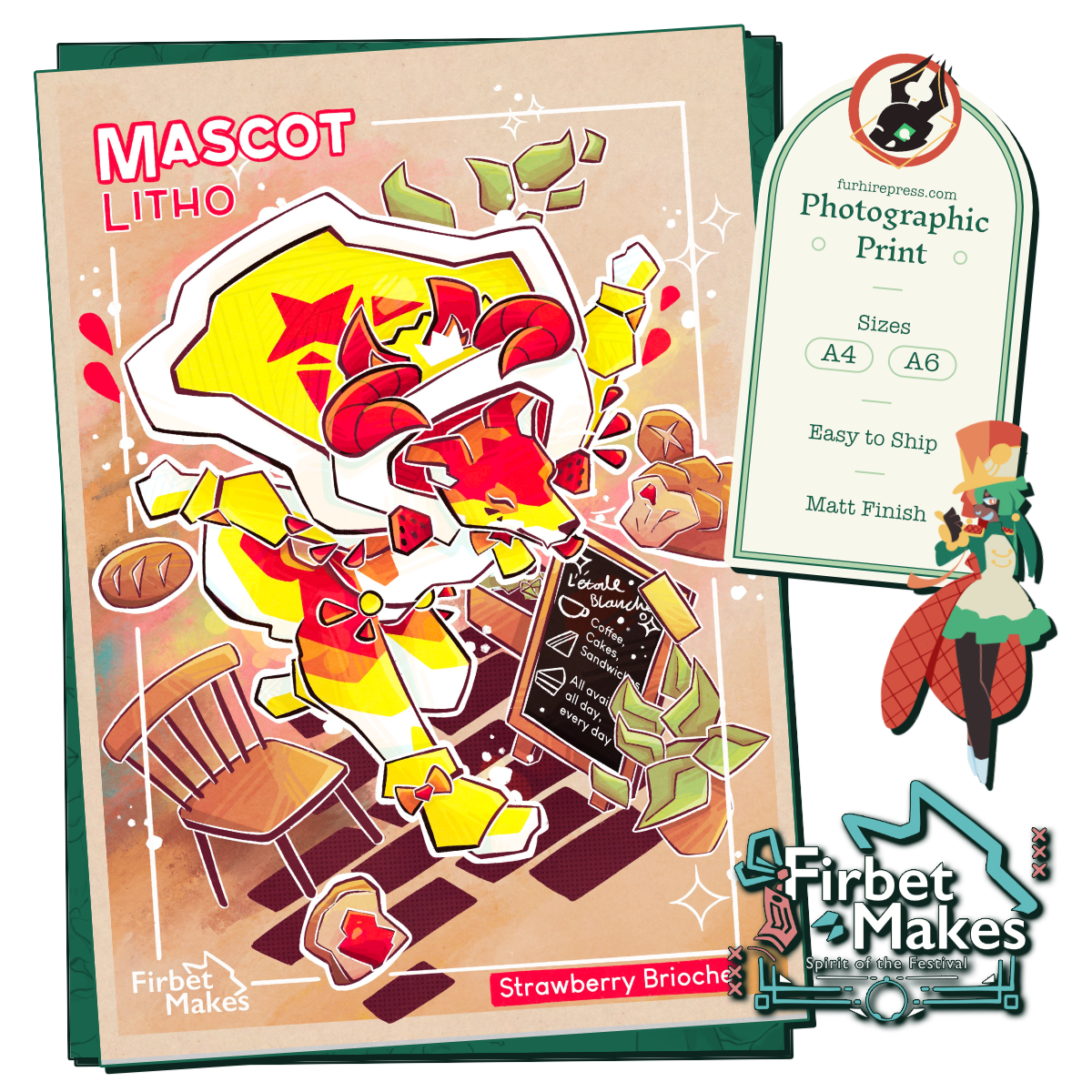 Cafe Wolves Print Series