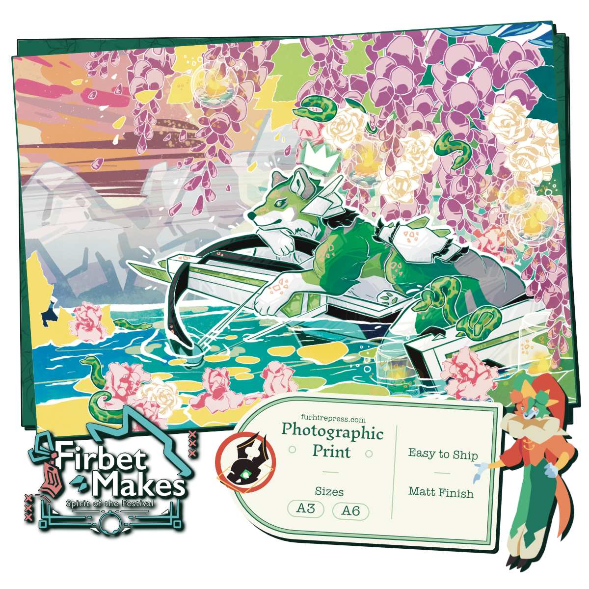 Sci-Knight Wolves Print Series