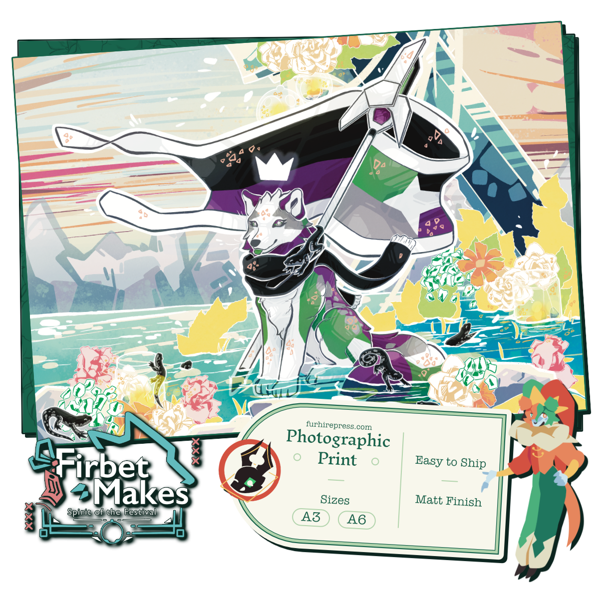 Sci-Knight Wolves Print Series