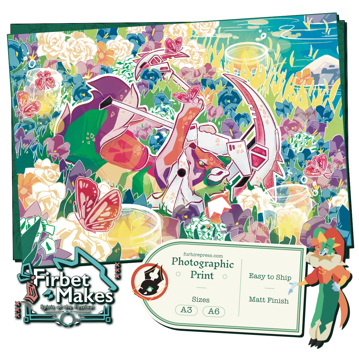 Sci-Knight Wolves Print Series