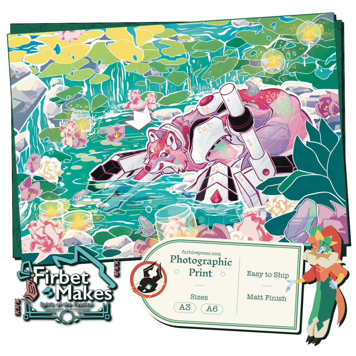 Sci-Knight Wolves Print Series