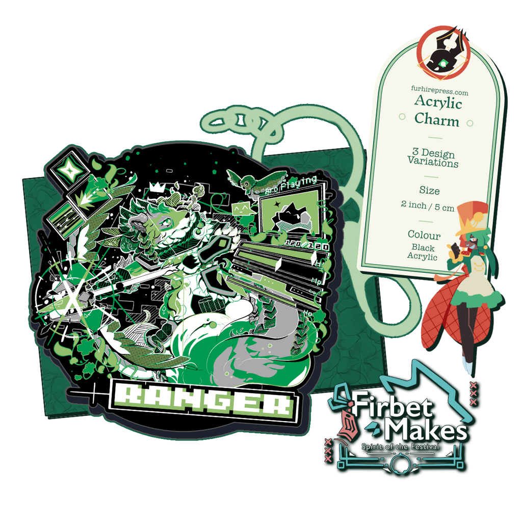 RPG Class Wolves Acrylic Keyring Series