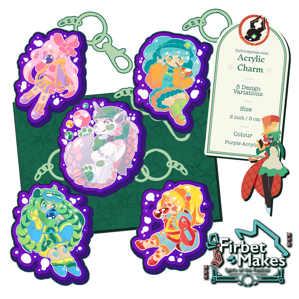 Candy Pop Acrylic Keyring Series