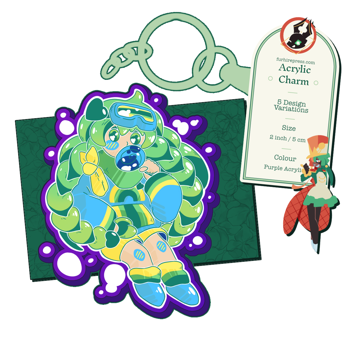 Candy Pop Acrylic Keyring Series