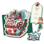 Milk Cats Acrylic Pin Series