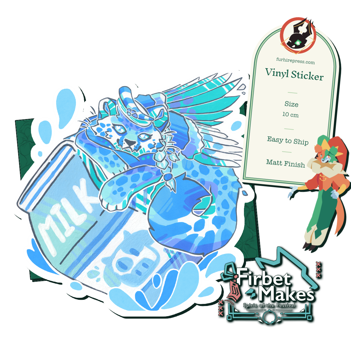 Milk Cats Sticker Series Secondary image