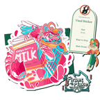 Milk Cats Sticker Series
