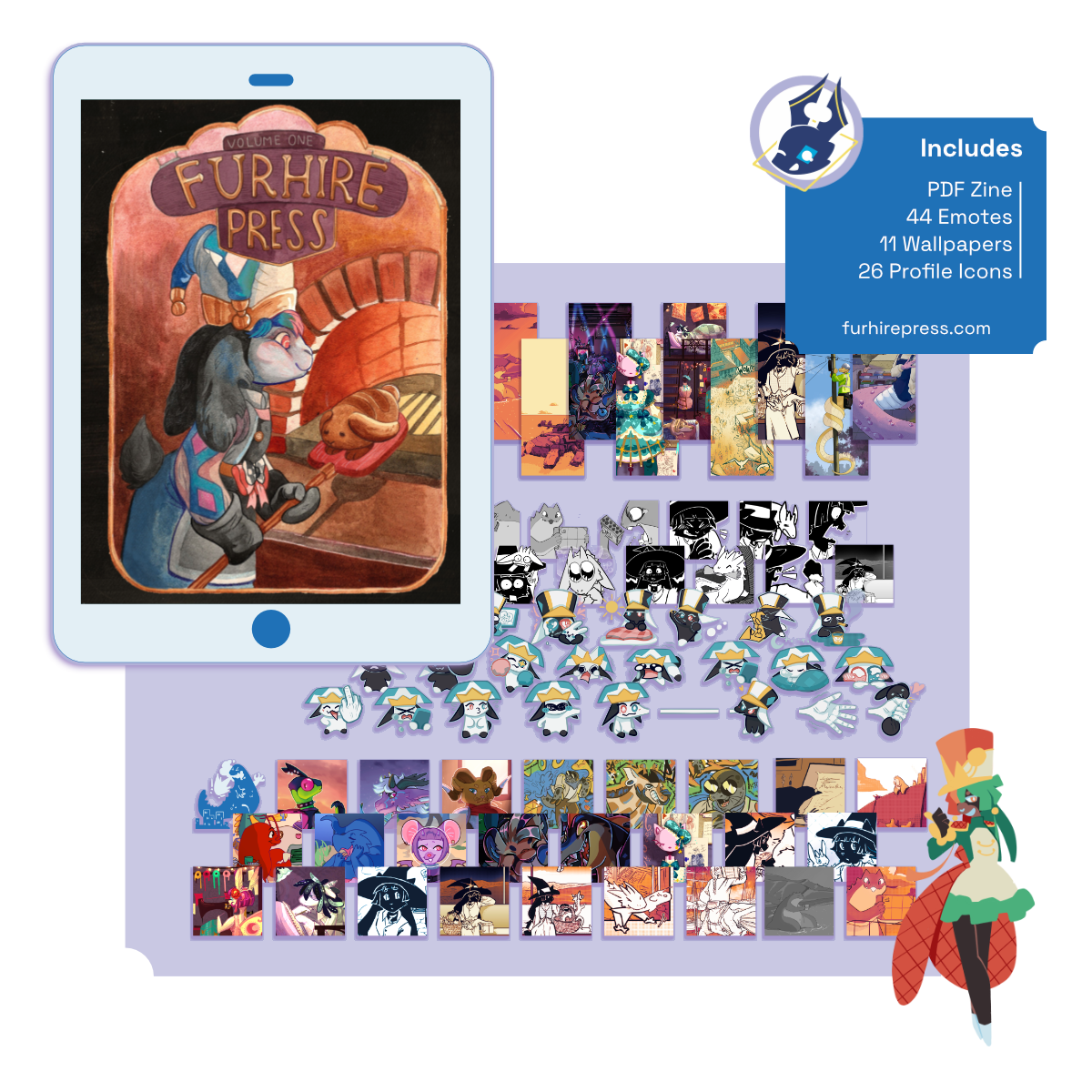 Furhire Press Vol 1 - A World Connected (Digital) Main image