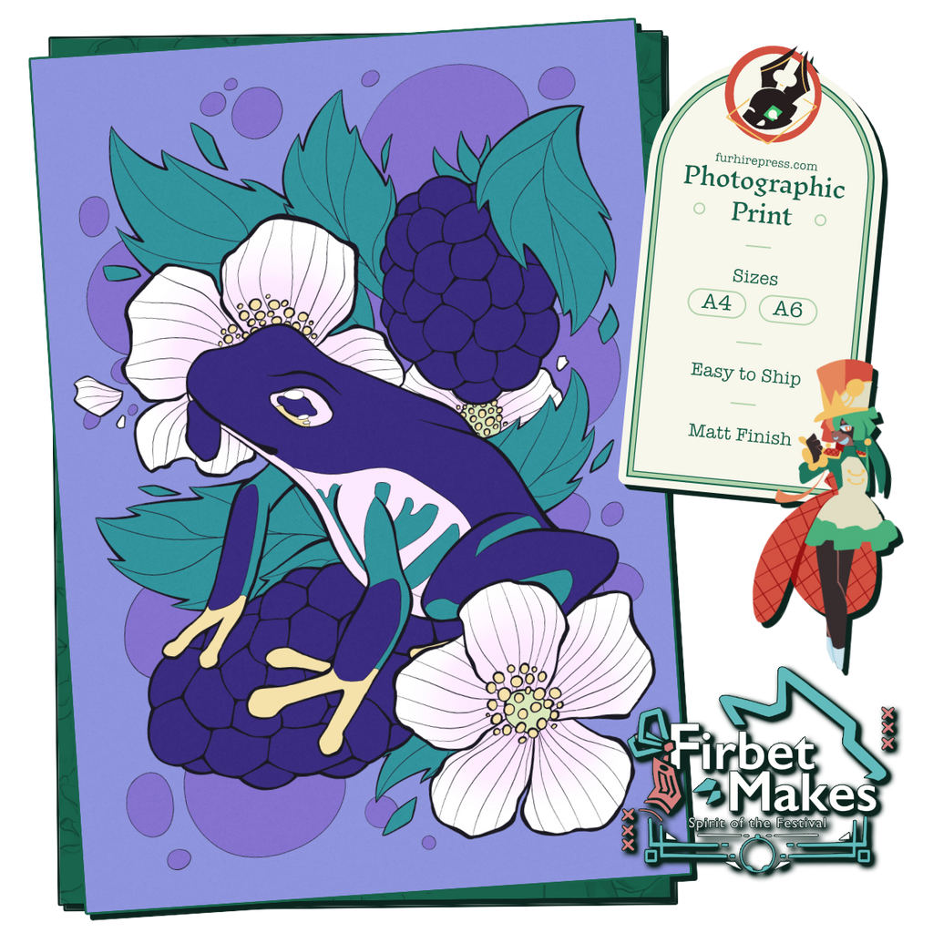 Fruit Frogs Print Series