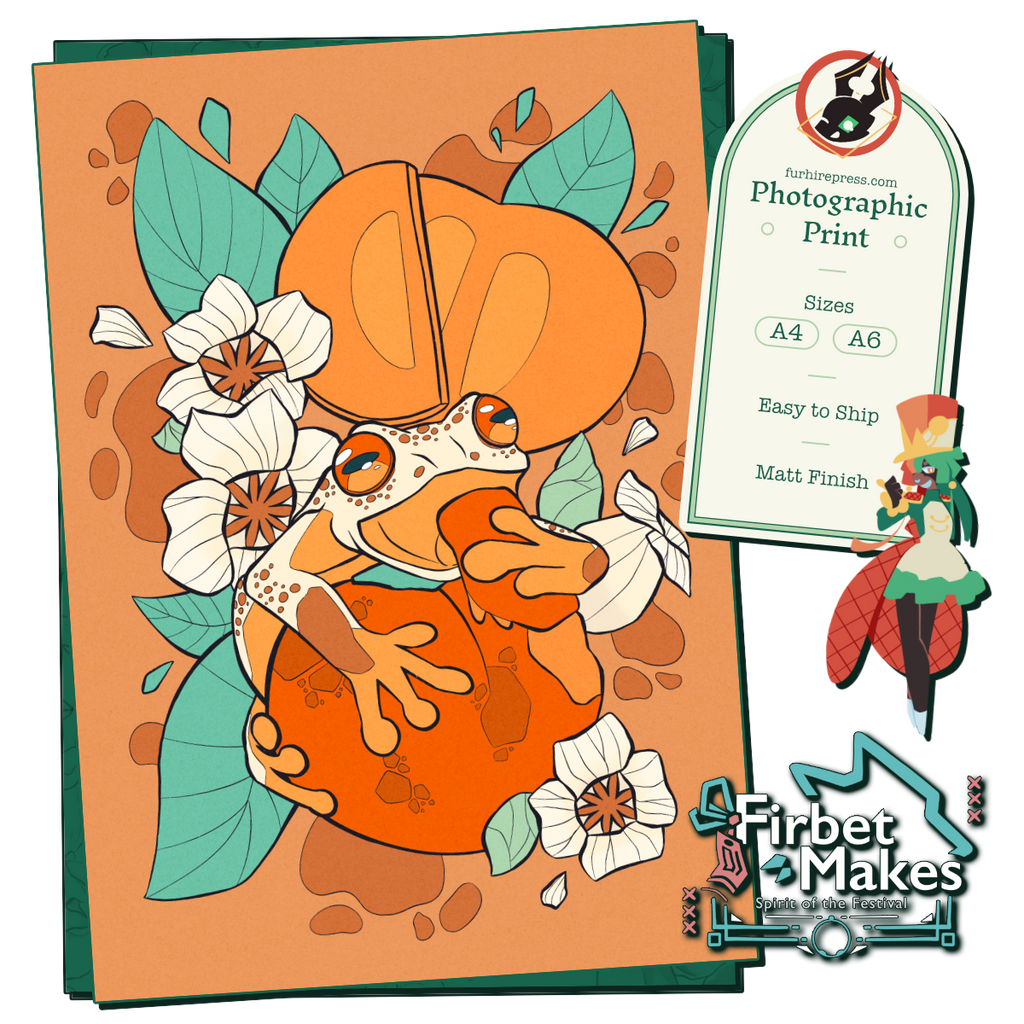 Fruit Frogs Print Series