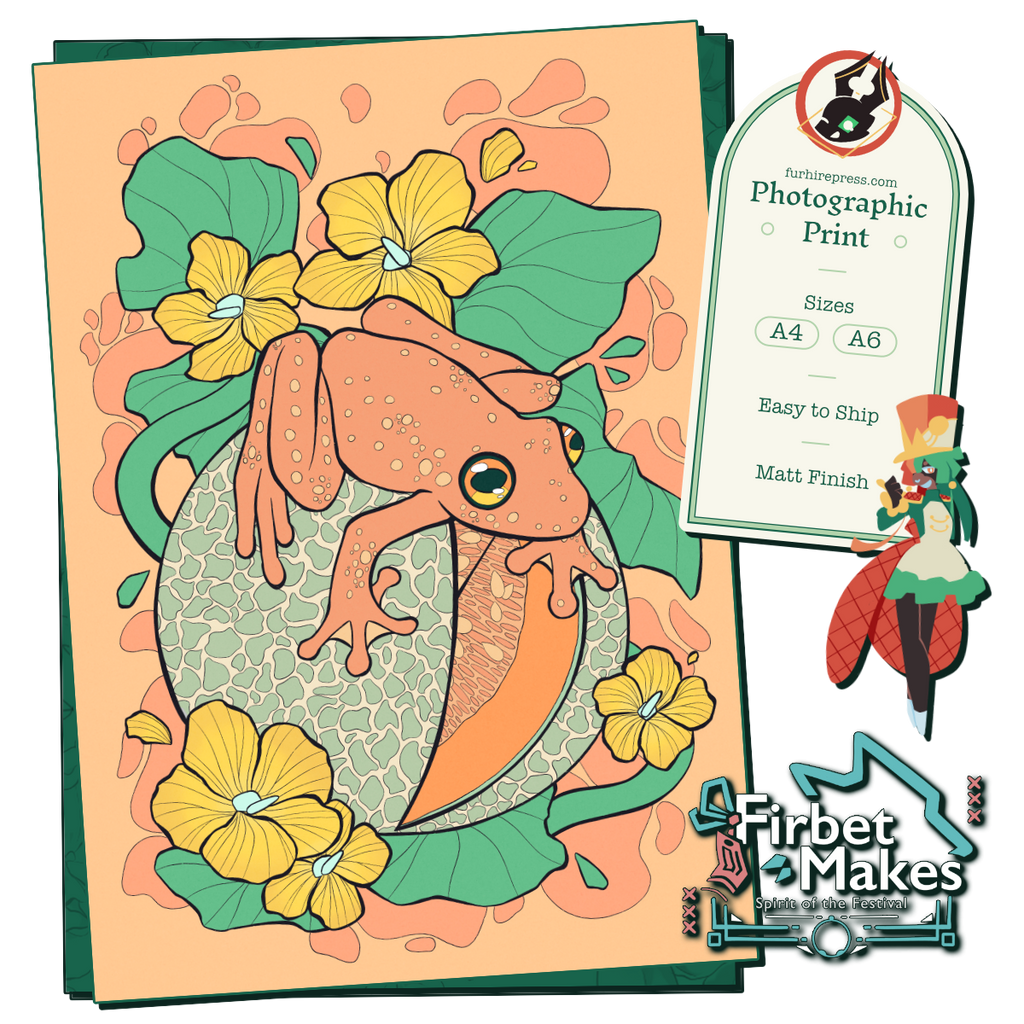 Fruit Frogs Print Series
